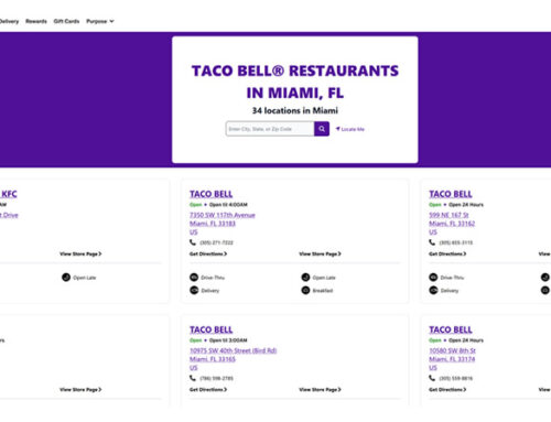 Taco Bell – Miami Area